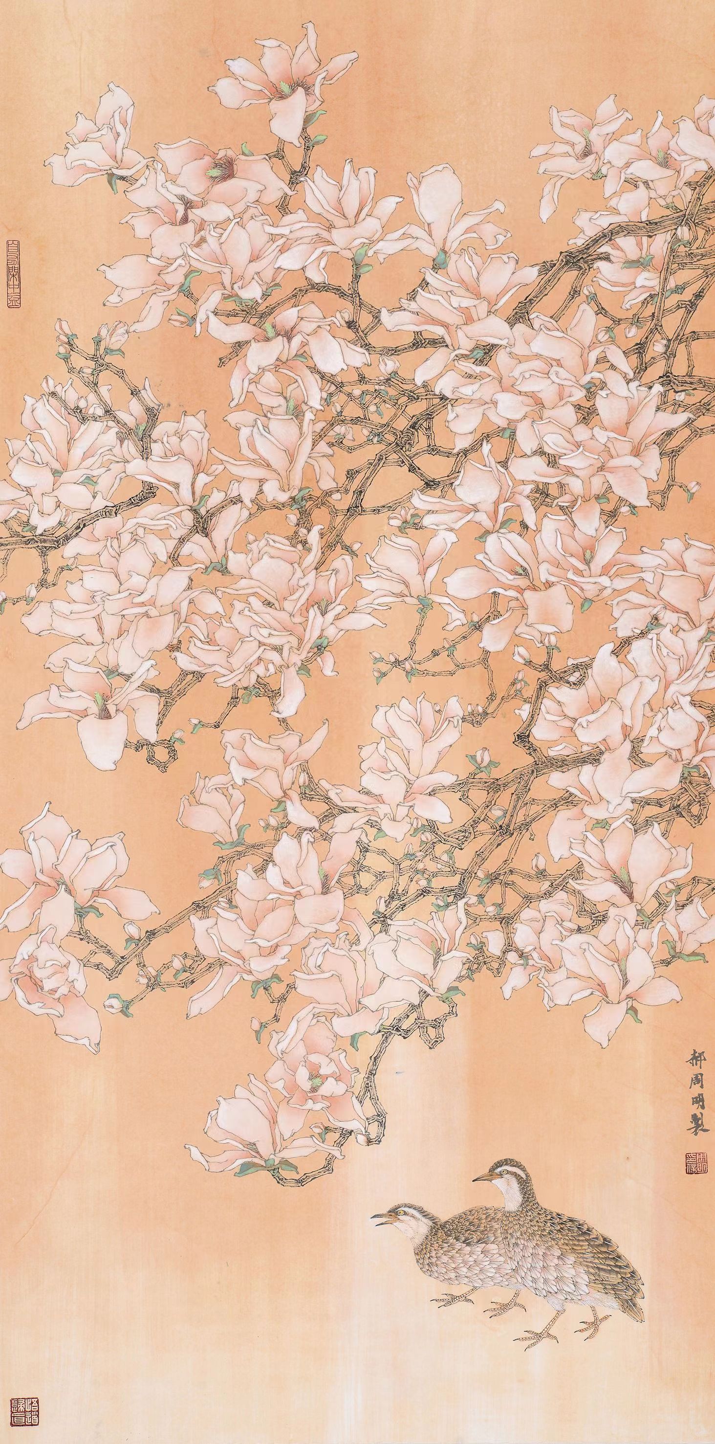  p>郝周明,1971年出生于莱西市.擅中国画,工笔,写意兼修.