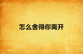 怎么舍得你离开