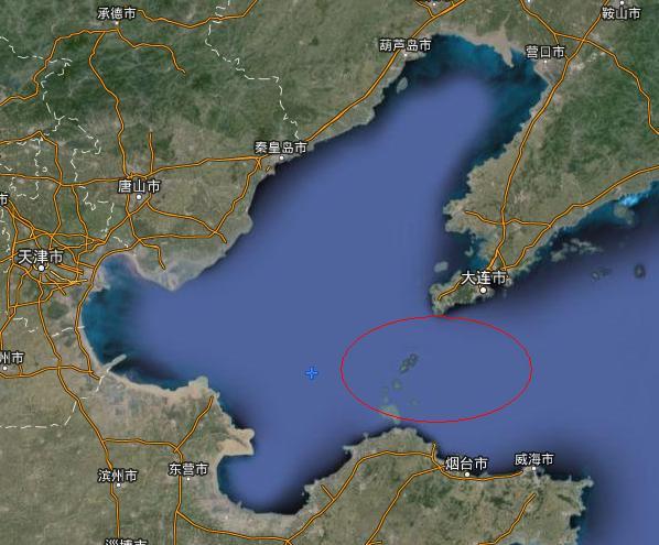  p>渤海海峡,位于中国辽宁省大连市南端的老铁山角,与山东省山东半岛