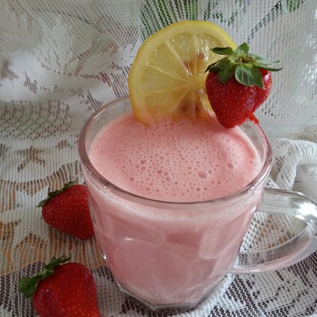 山药草莓优格乳