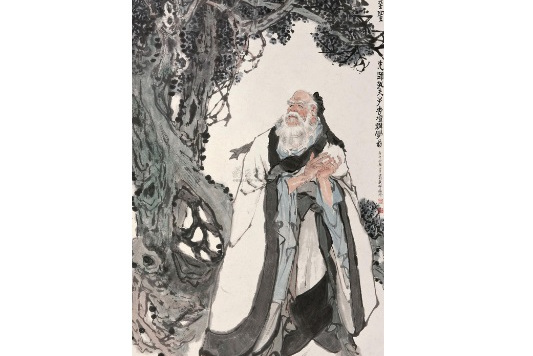 孔夫子杏坛讲学图