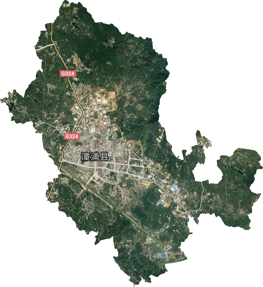 <p>绥安镇卫星图