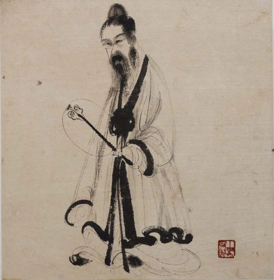 傅抱石人物画｜中国绘画的超然_百科TA说