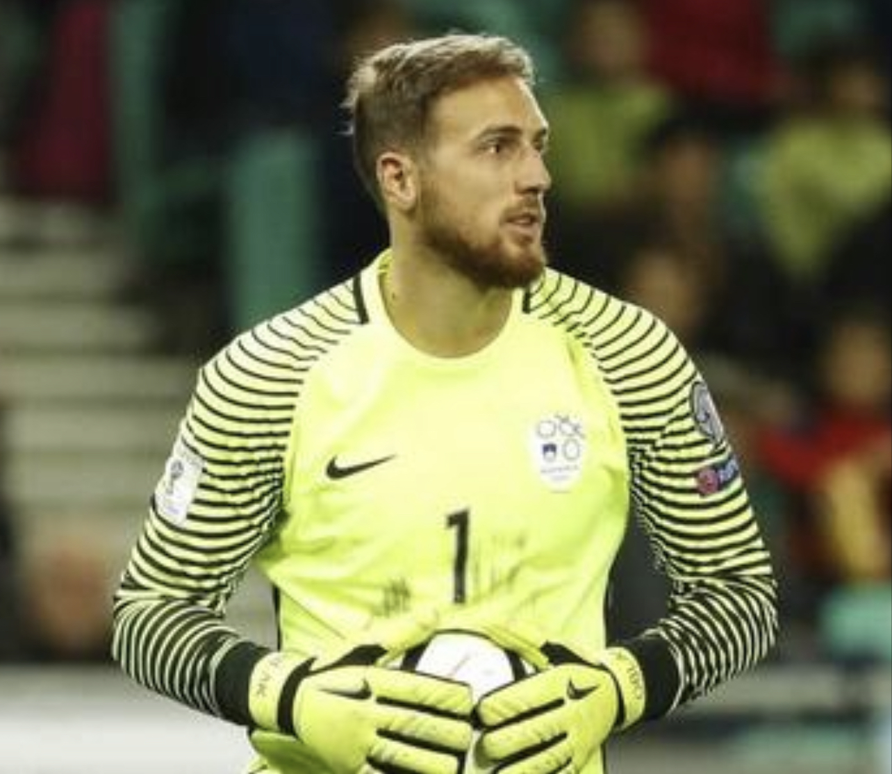  p>扬·奥布拉克(jan oblak),1993年1月7日出生于斯洛文尼亚 a target