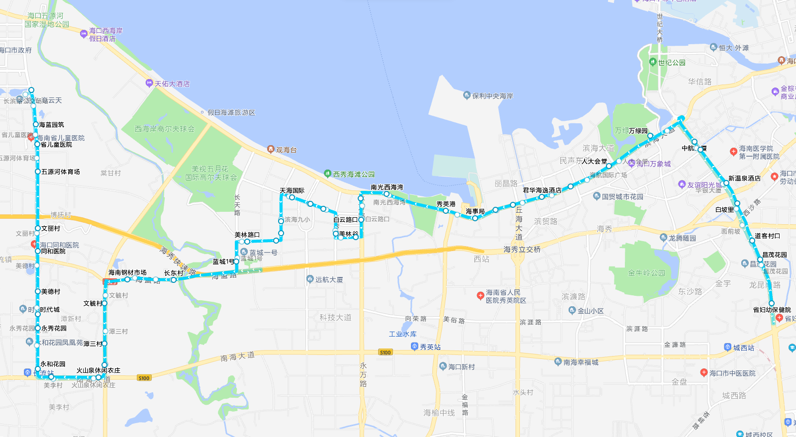 海口公交92路