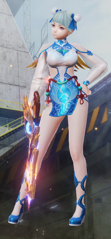 data-lemmaid="6657145">枪神纪 /a>》皮肤,属于2017年9月登场的"青花