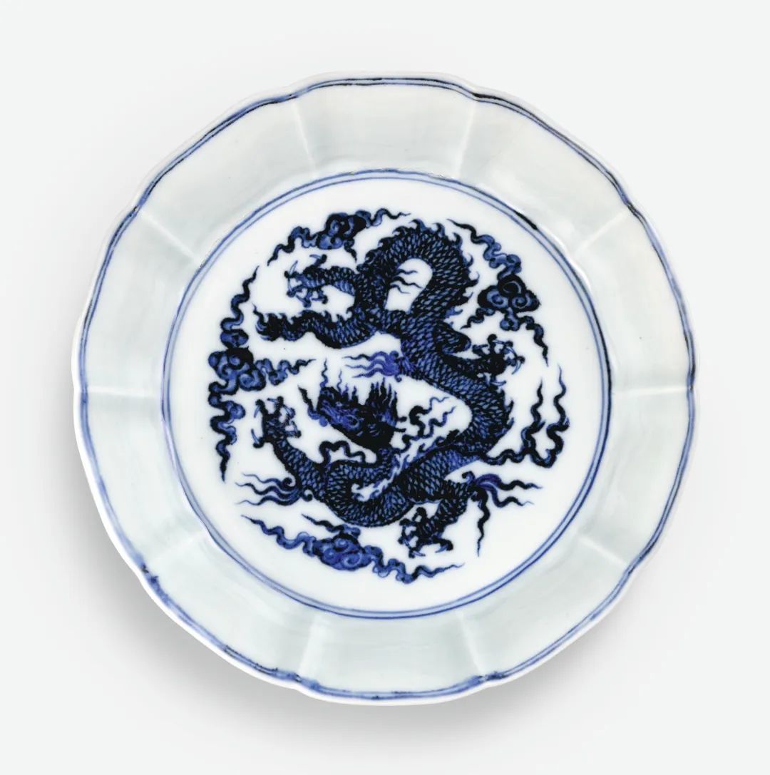 千万级的明宣德青花葵花式洗_百科TA说