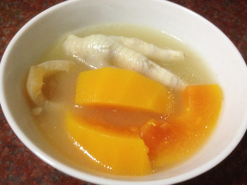 木瓜炖鸡爪