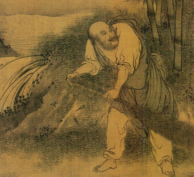 梁楷《八高僧故事图》