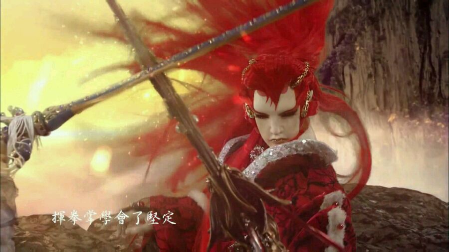 秋枫暮霞惋红曲