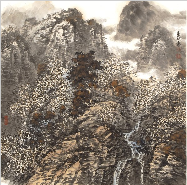 张东林工笔山水画集