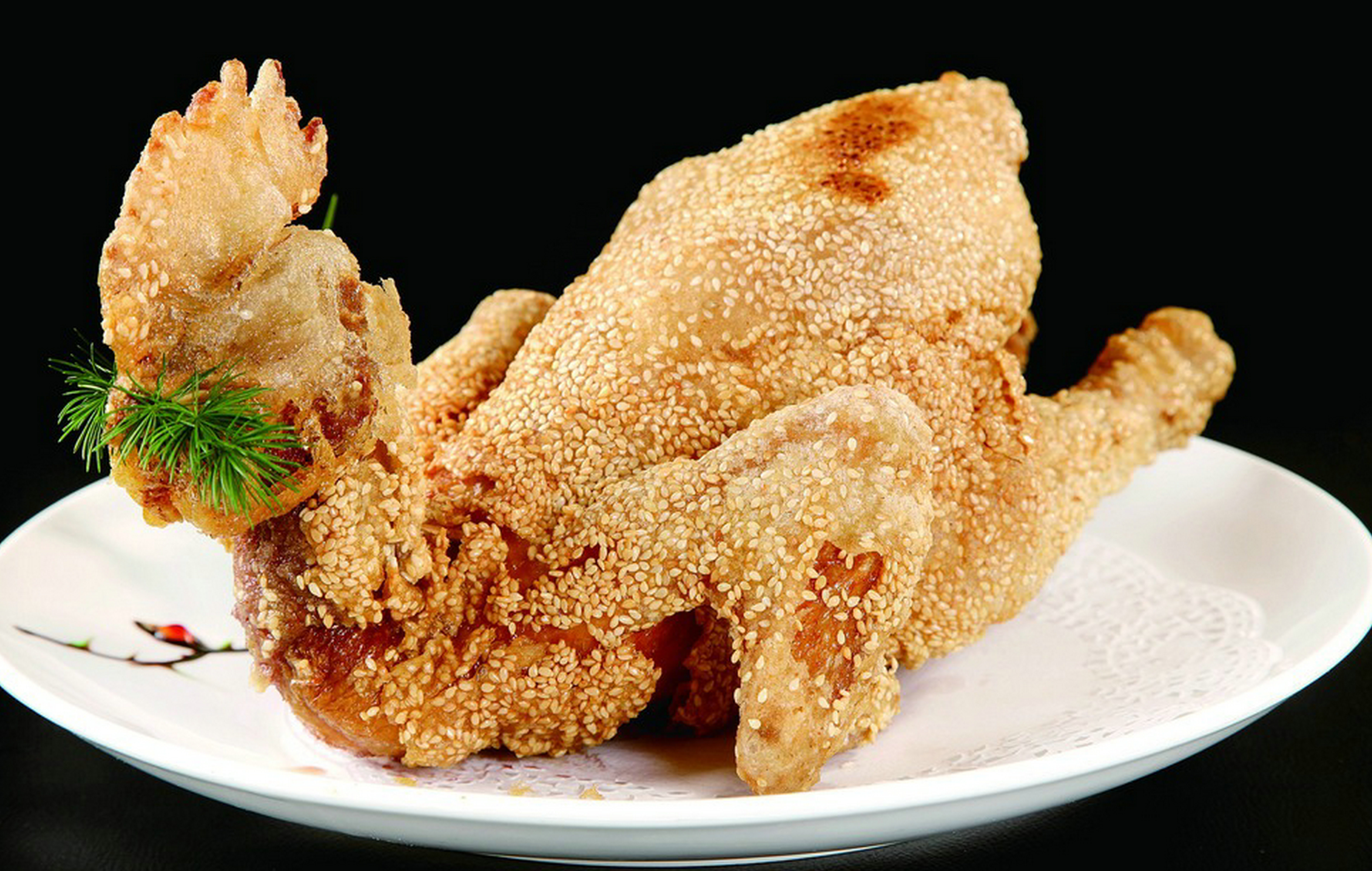 香酥芝麻鸡