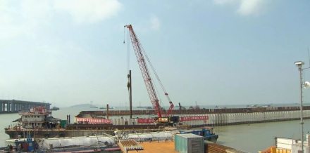 东人工岛施工现场