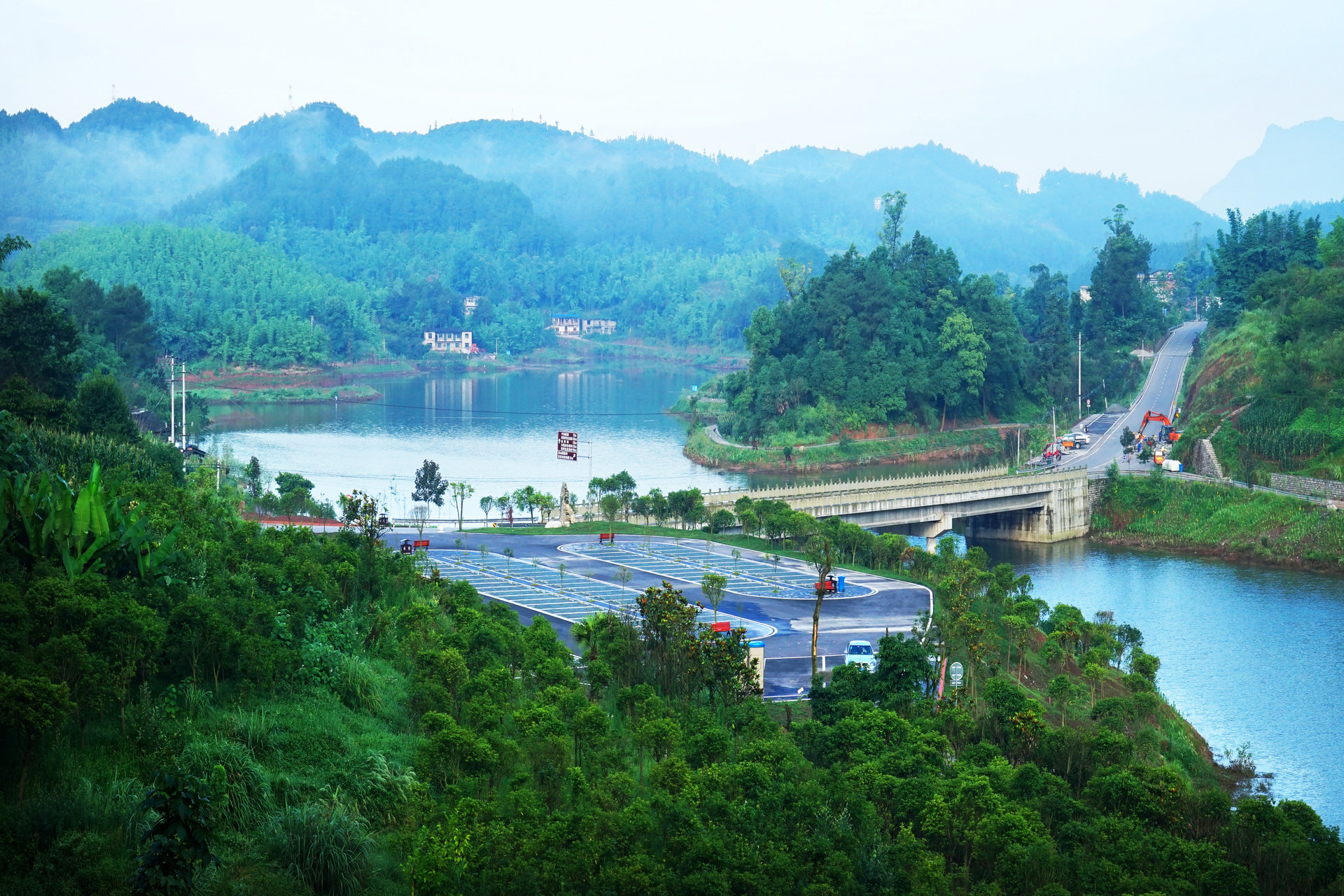  p>万盛青山湖湿地公园(the green mountain lake wetland park) /p> 