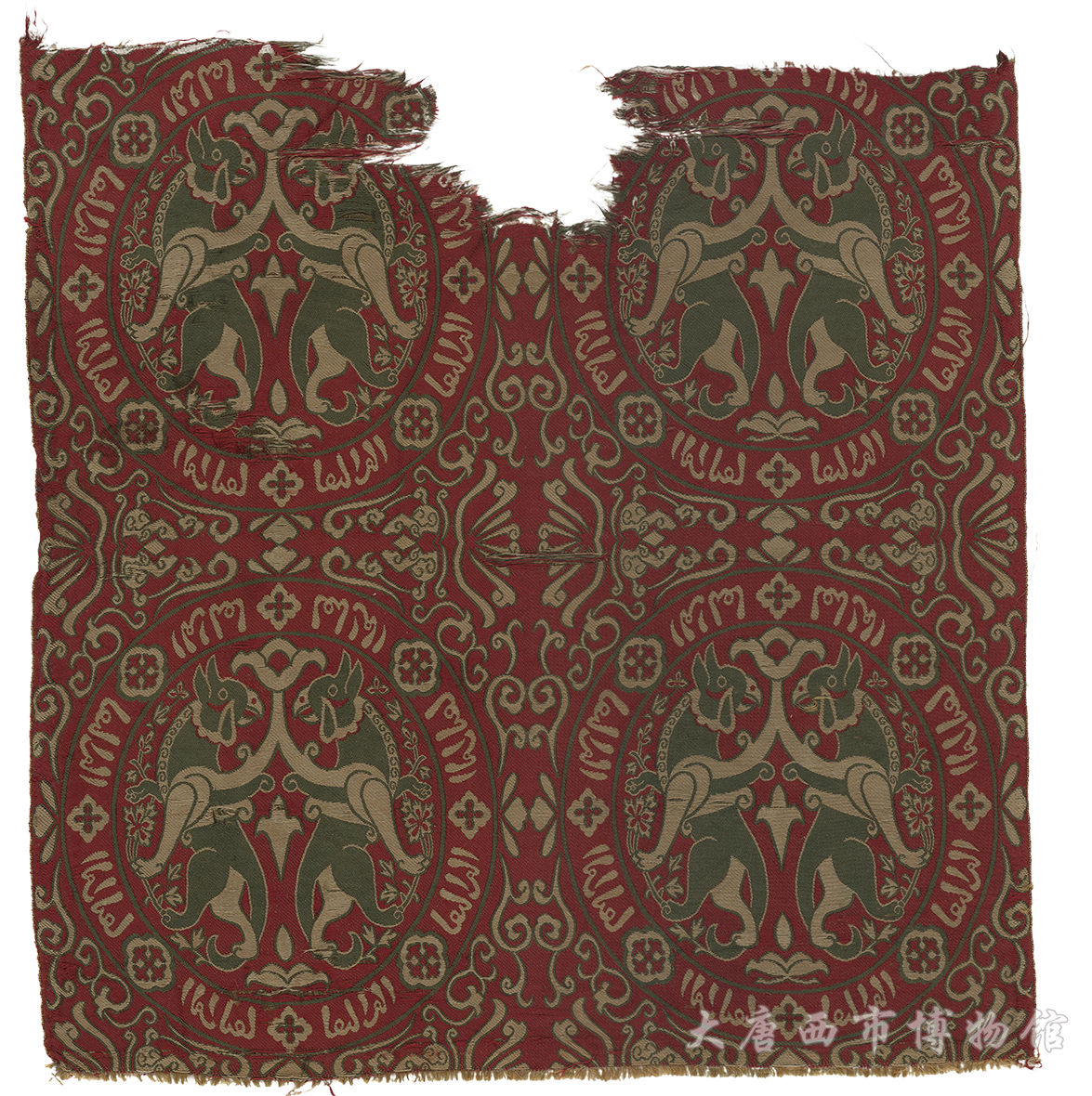 唐对格利芬织锦