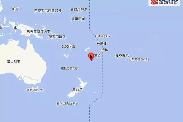 2020年11月11日斐济群岛5.8级地震