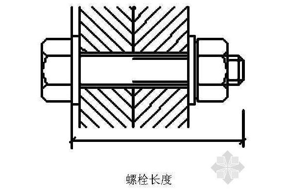 工程结构物中,用螺栓将两个或多个部件或构件连成整体的连接方式,多