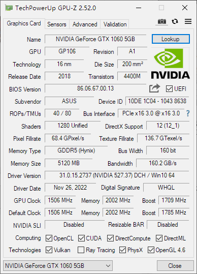 GTX1060_百度百科