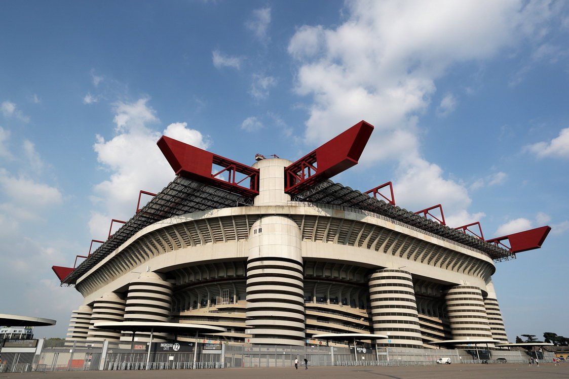  p>朱塞佩·梅阿查球场(stadio giuseppe meazza),又名圣西罗球场(san