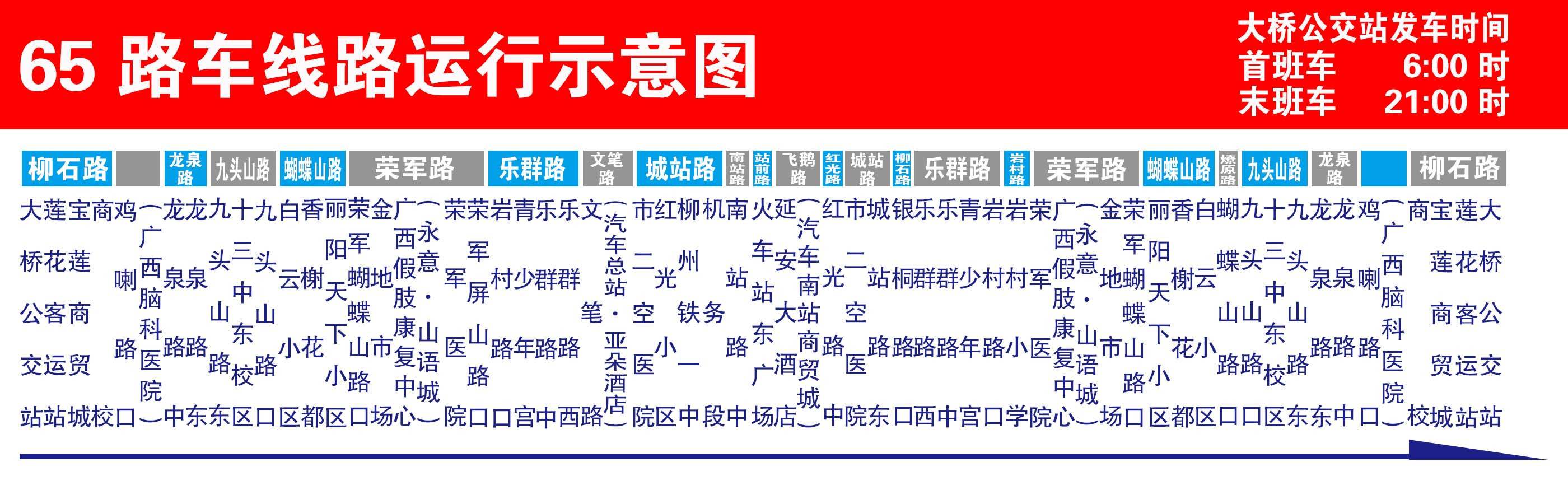 柳州公交65路环线