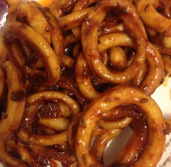 酱爆孜然鱿鱼圈