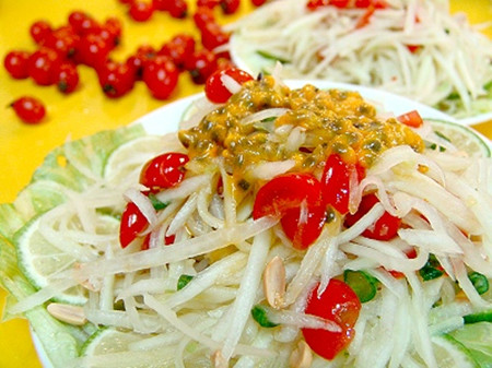 百香凉拌青木瓜丝