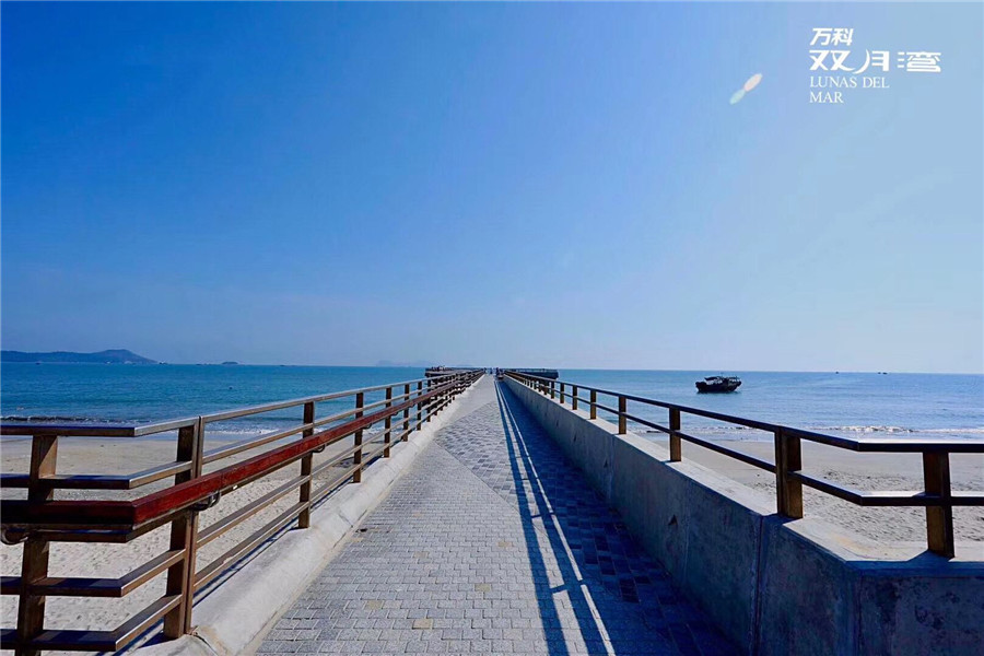  p>万科双月湾位于惠东平海双月湾度假区内,是万科打造的中国首个深海