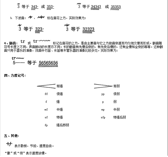  p>记谱法是指用符号,文字,数字或图表将音乐记录下来的方法.