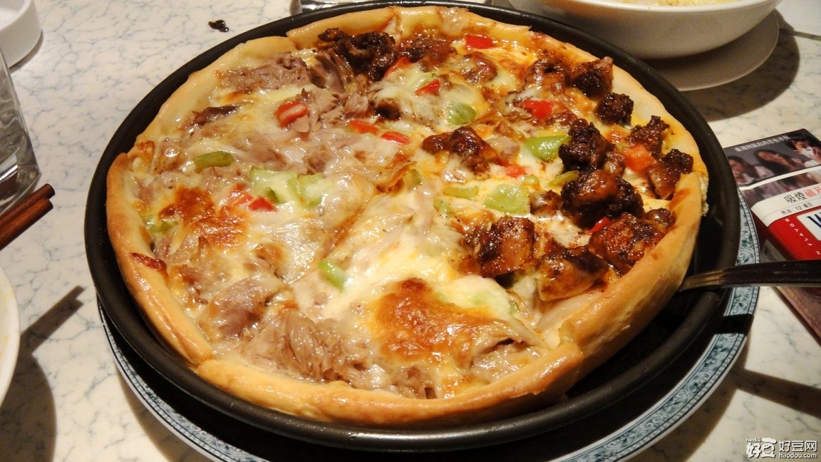 黑胡椒牛排披萨