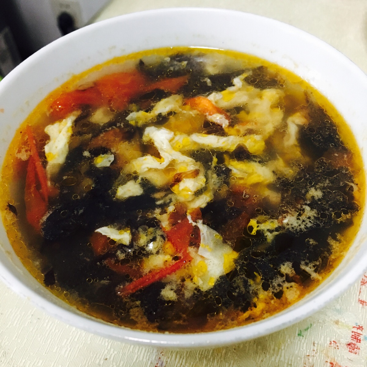 番茄鸡蛋紫菜汤