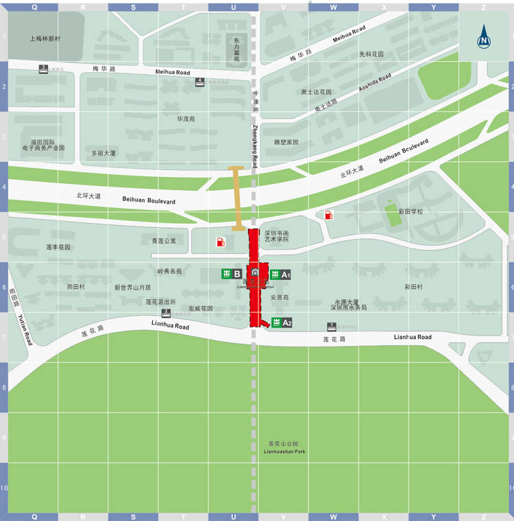 深圳地铁莲花北站