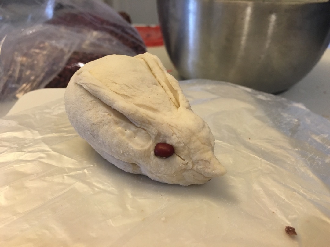 小兔子豆沙包