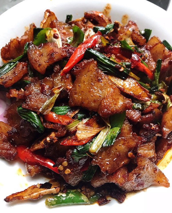 四川风味甜辣回锅肉