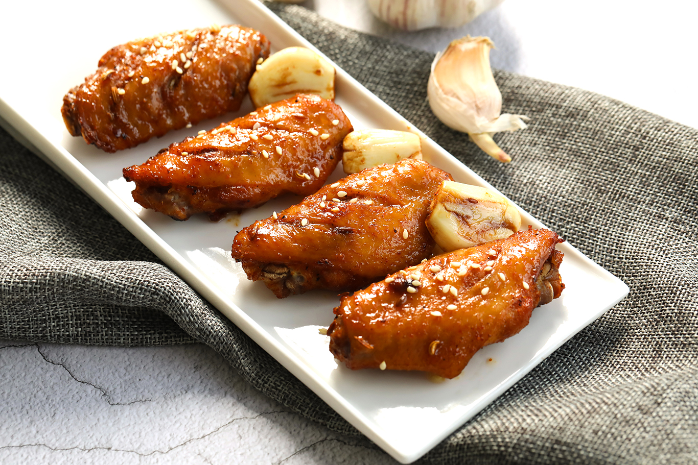 橙香烤鸡翅