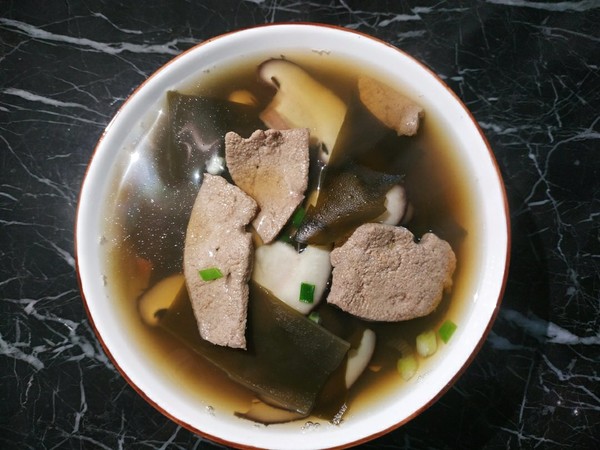 蘑菇猪肝汤