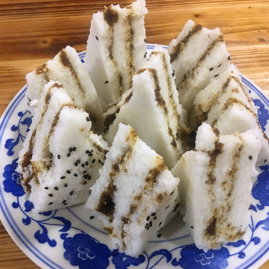 芝麻糯米绿豆糕