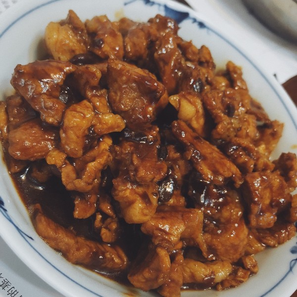 面豉酱蒸五花肉