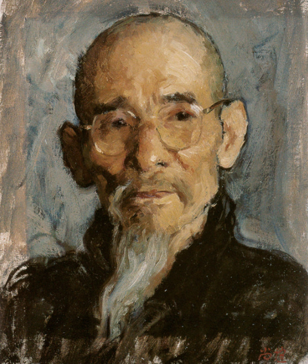 162772" data-lemmaid="162772">靳尚谊 /a>创作的一幅纸板油画