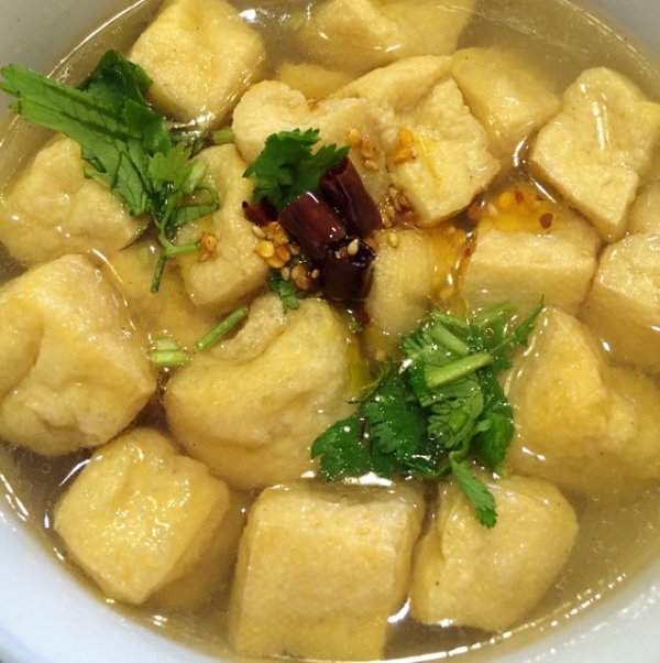 熬炖炸豆腐