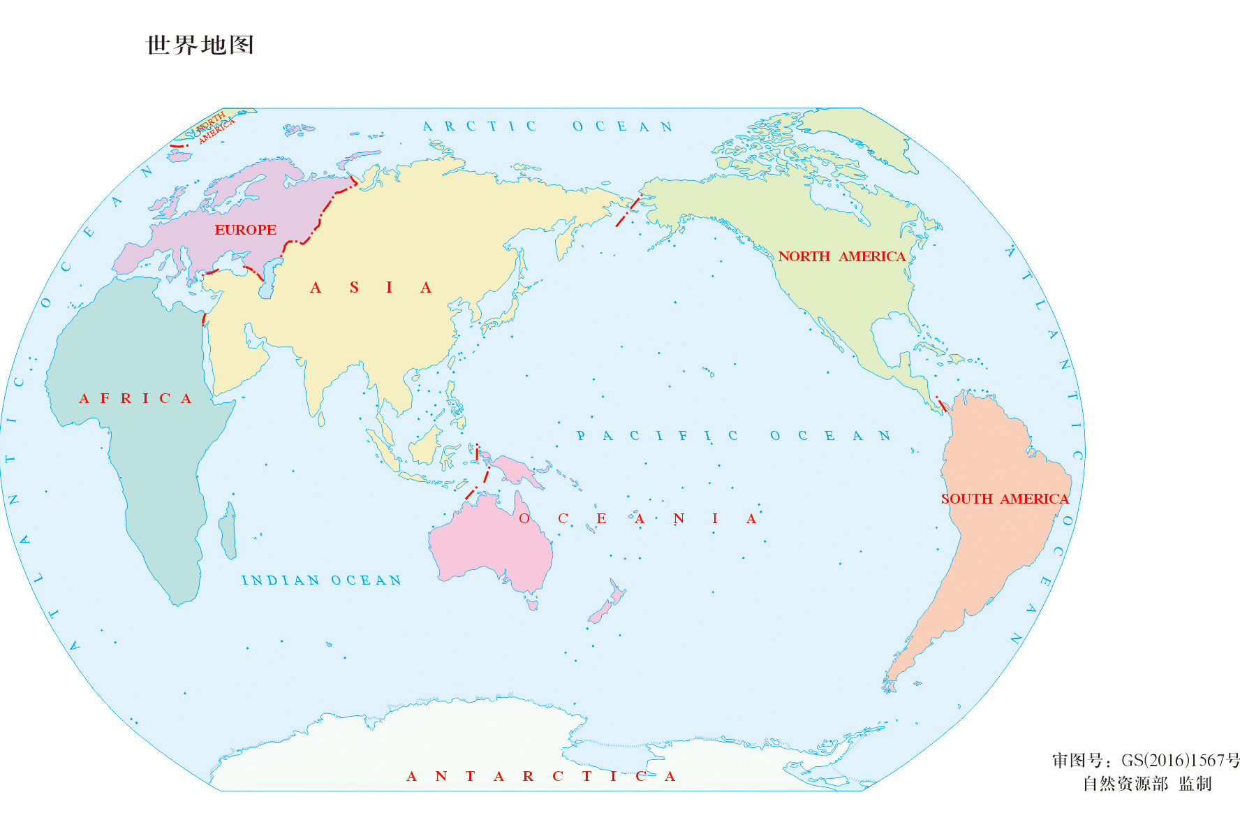 地球各国分布图图片