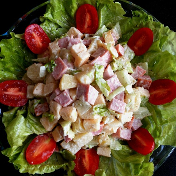 土豆泥火腿沙拉