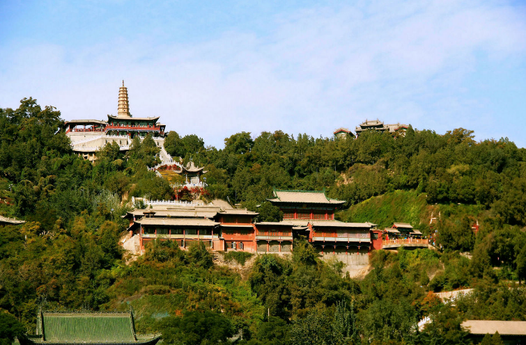 兰州白塔山