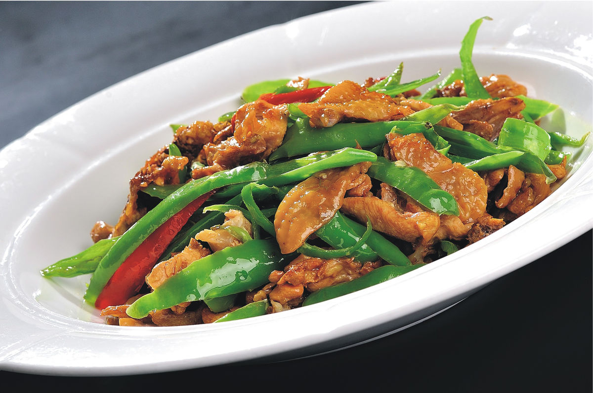青椒鸡肉片