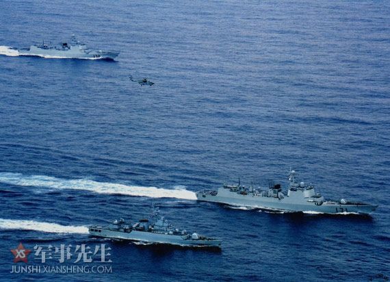 中国170兰州号052c型导弹驱逐舰
