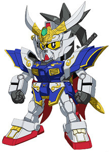  p>漫画《bb战士三国传》与其动画作品《sd高达三国传》中的主人公,sd