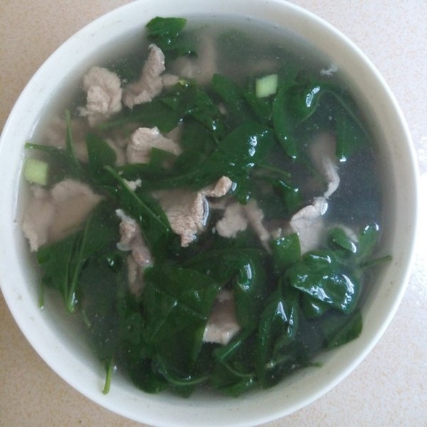 枸杞叶瘦肉汤