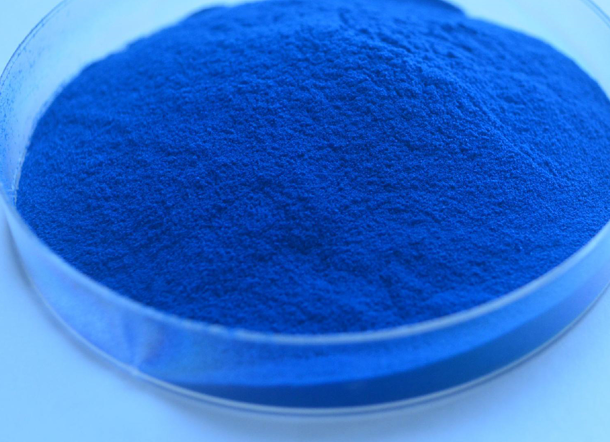 ">天然蓝色素-栀子蓝是以栀子蓝色素为原料经过精加工而成的天然色素