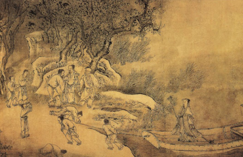 元何澄归庄图卷