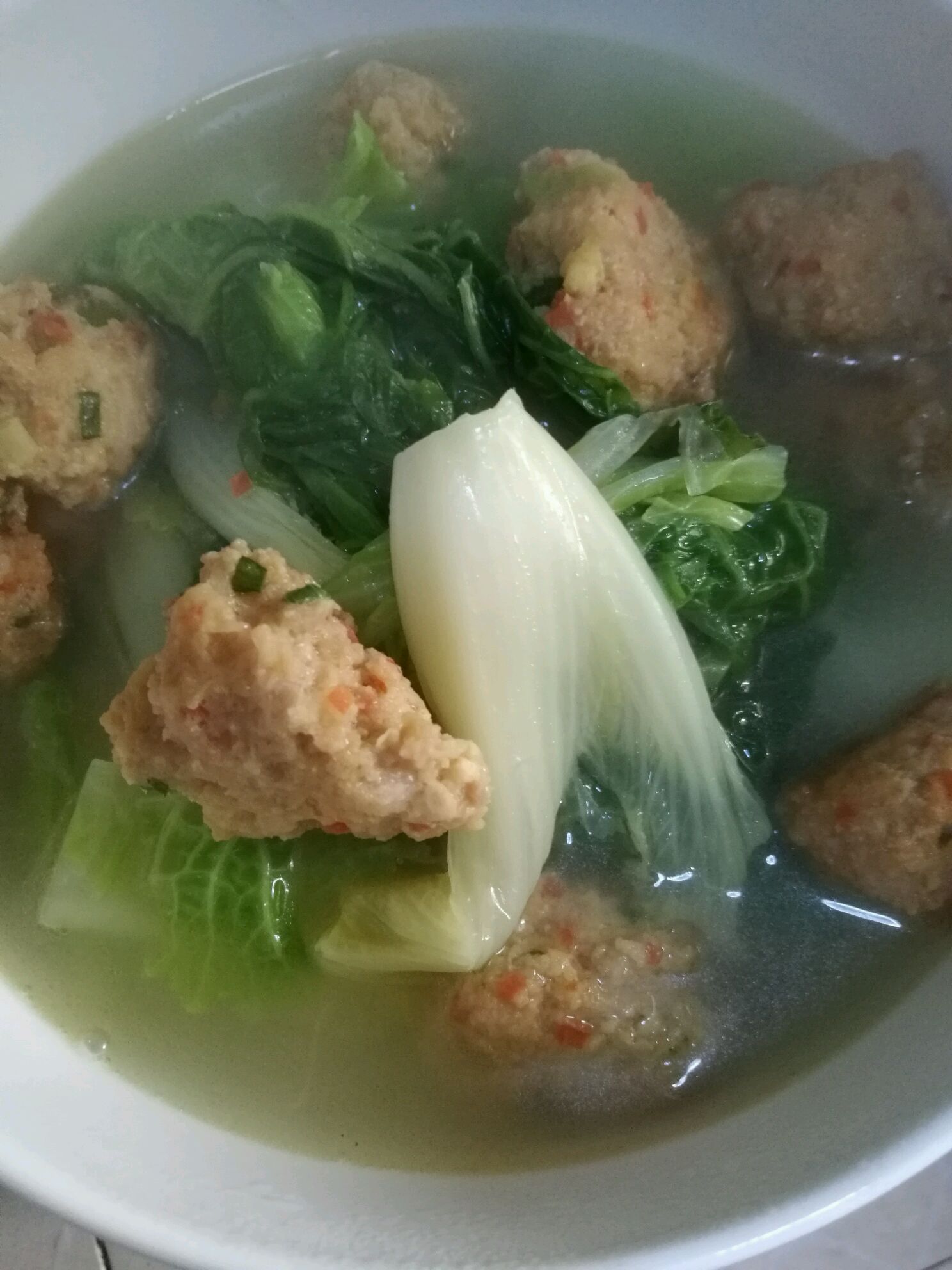 白菜豆腐丸子