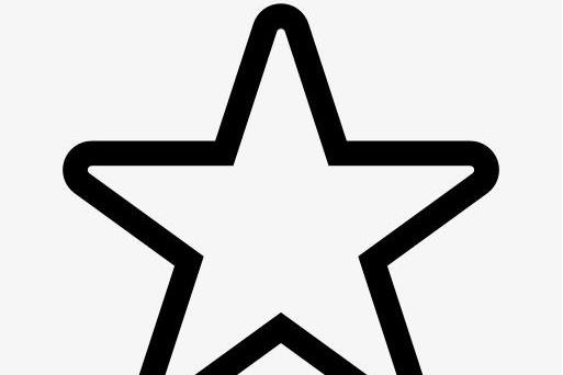 ☆,是空心五角星符号